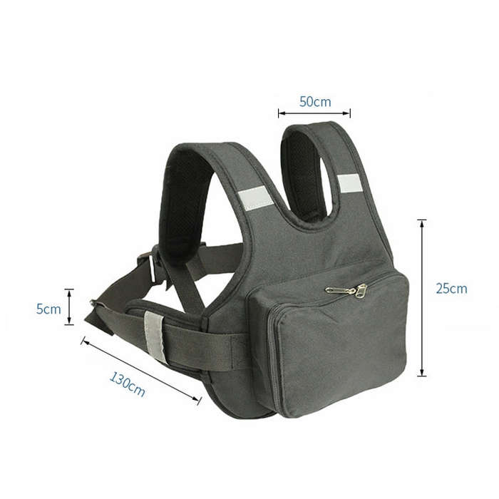 MTBD1063 Electric Motorcycle Seat Belt Child Seat Belt Baby Strap(Black)
