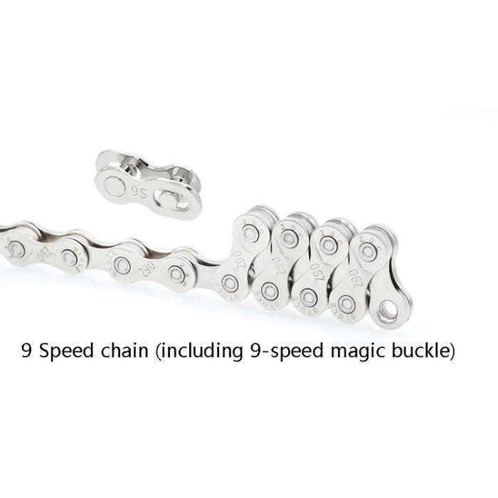Mountain Road Bike Chain Electroplating Chain, Specification: 9 Speed chain