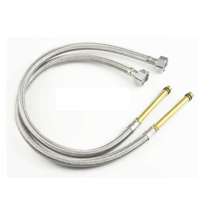 Weave Stainless Steel Flexible Plumbing Pipes Cold Hot Mixer Faucet Water Pipe Hoses High Pressur...