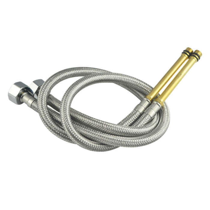 Weave Stainless Steel Flexible Plumbing Pipes Cold Hot Mixer Faucet Water Pipe Hoses High Pressur...
