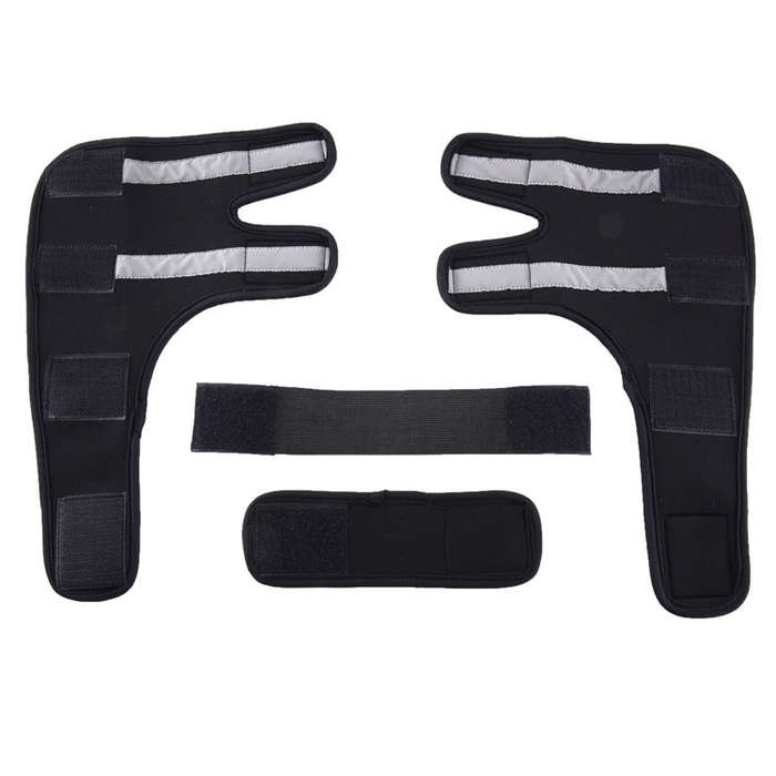 Pet Dog Leg Knee Guard Surgery Injury Protective Cover, Size: L(Anti-glory Model (Black))