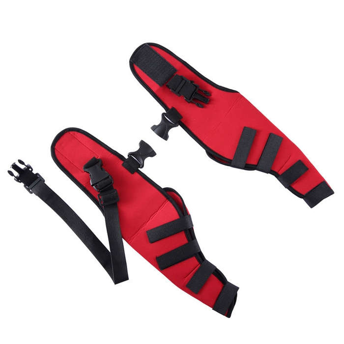 Pet Dog Leg Knee Guard Surgery Injury Protective Cover, Size: M(Red)