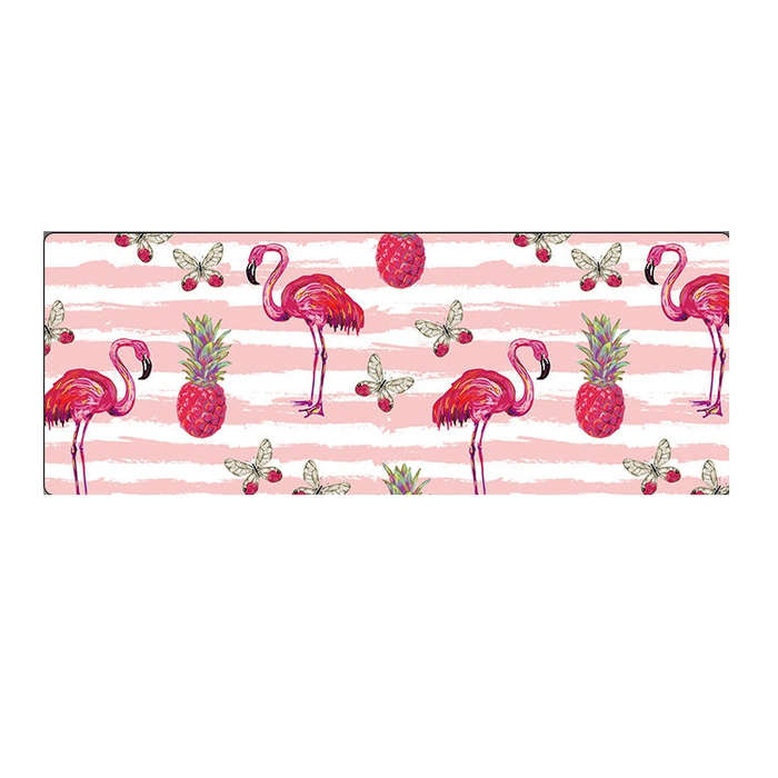 800x300x3mm Office Learning Rubber Mouse Pad Table Mat(1 Flamingo)
