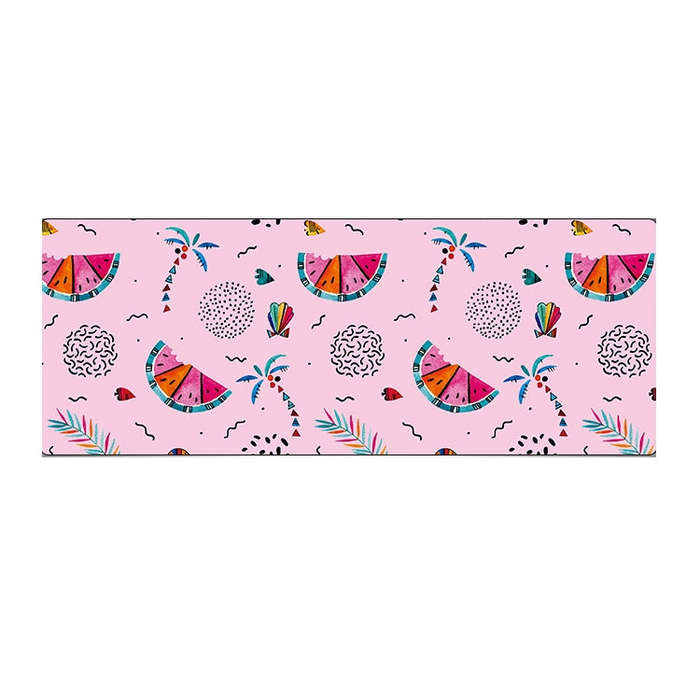 900x400x4mm Office Learning Rubber Mouse Pad Table Mat(4 Colorful Summer)