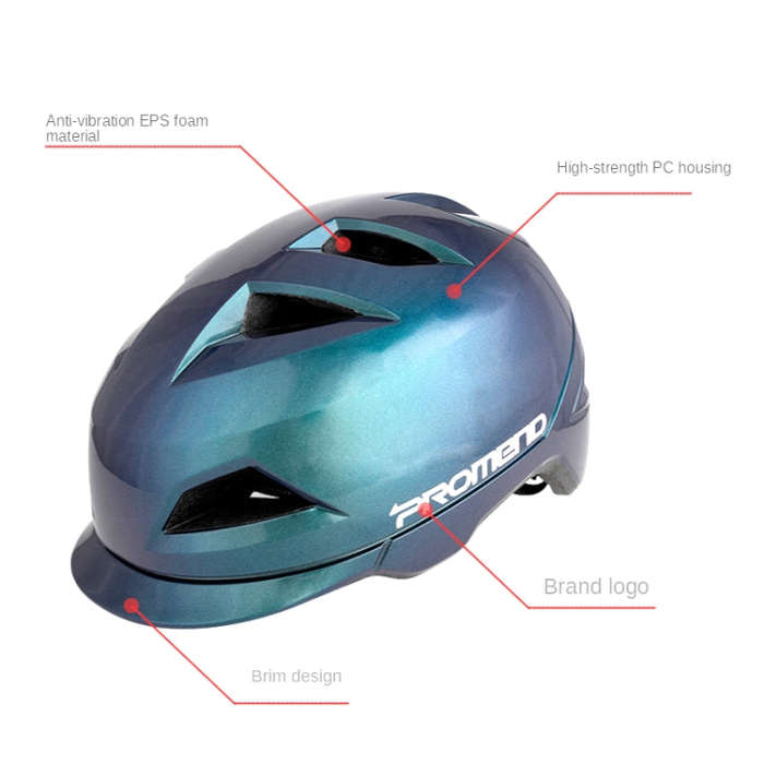 PROMEND 12H19 Summer Cool Motorcycle Riding Half Helmet Helmet Outdoor Off-Road Helmet With Tail ...