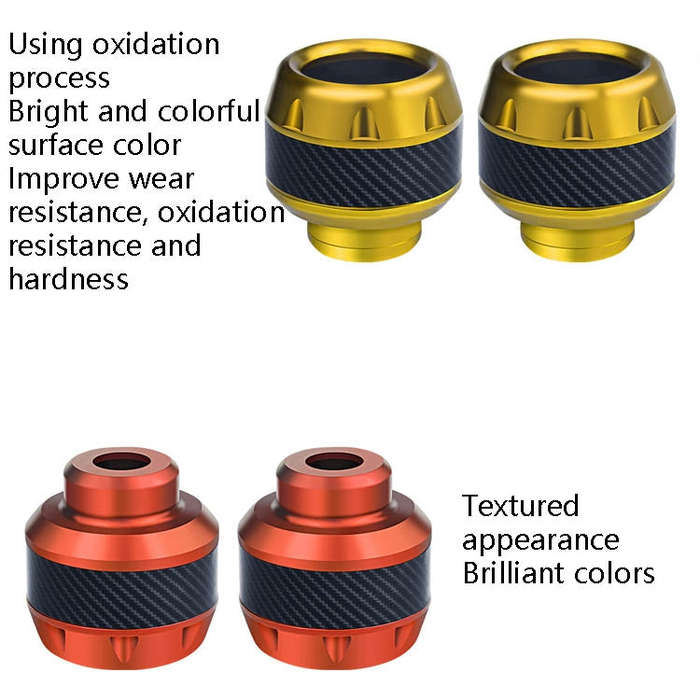 1pair TF-1783 Motorcycle Accessories Modified Electric Car Anti-Drop Cup Aluminum Alloy Shock Abs...