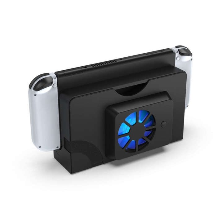 DOBE Host Base Cooling Fan With Blue Light For Switch OLED(White)