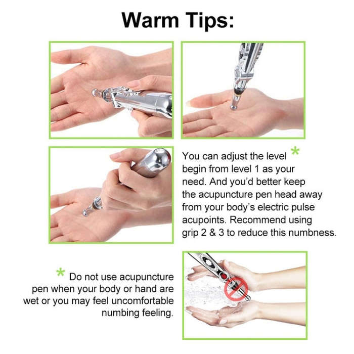 Circulating Energy Automatic Point Finding Meridian Pen Home Pain Electronic Acupuncture Pen Spec...