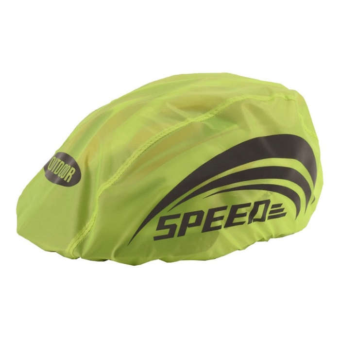 2 PCS Cycling Helmet Rain Cover Outdoor Reflective Safety Helmet Cover, Size: Free Size(Fluoresce...