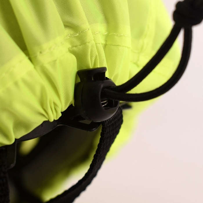 2 PCS Cycling Helmet Rain Cover Outdoor Reflective Safety Helmet Cover, Size: Free Size(Fluoresce...