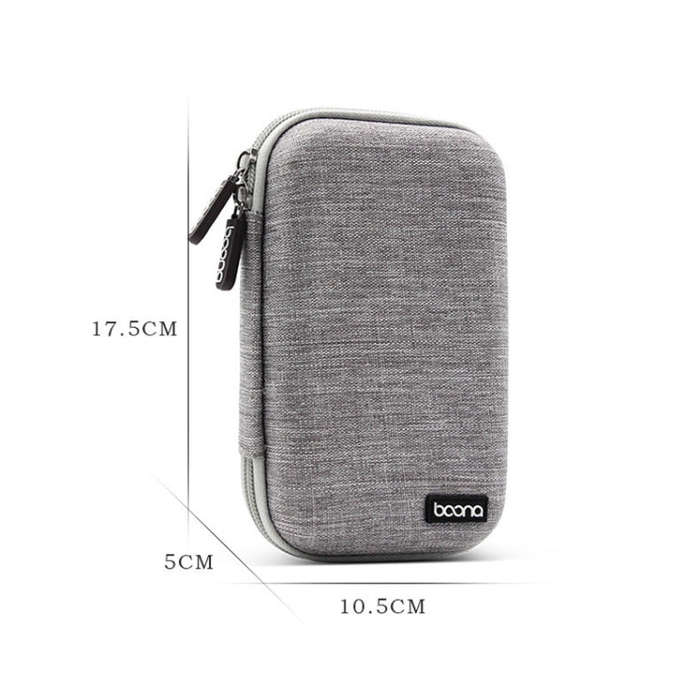 Baona BN-F010 2.5 inch Mobile Hard Disk Single Layer Storage Bag Power Bank Protection Storage Ba...