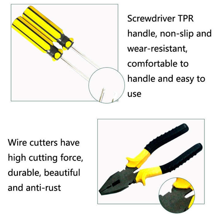 16 In 1 8016G Car Home Hardware Repair Tool Set(Green)
