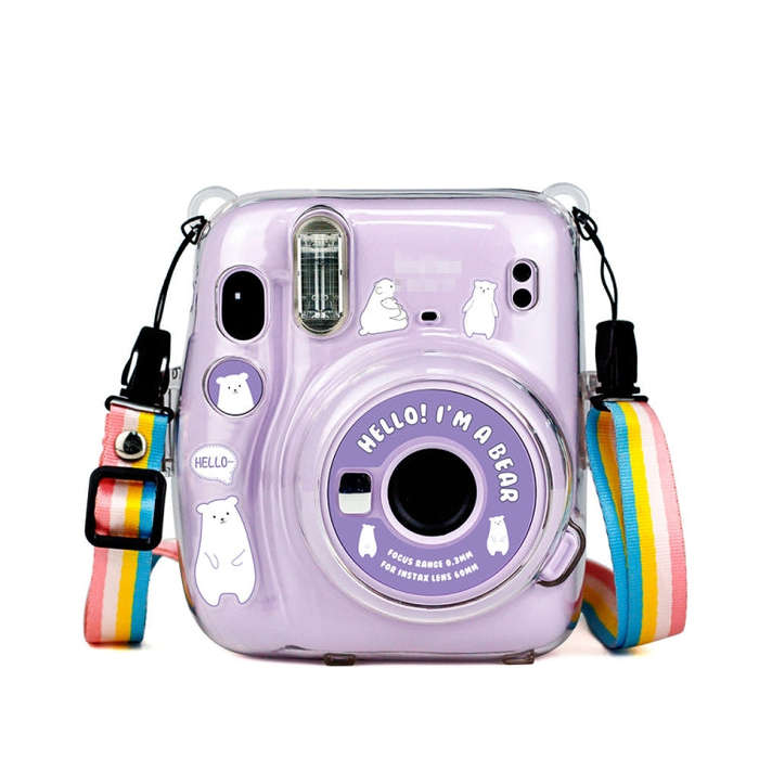 5 PCS 5 in 1 DIY Cute Cartoon  Camera Stickers Set for Fujifilm Instax mini 11(Space Animals Series)