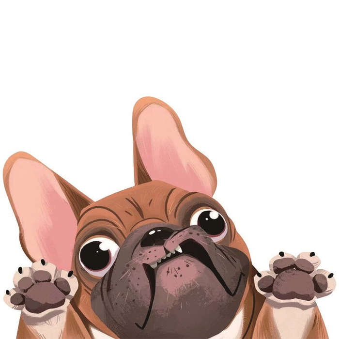 3 PCS D-840 Three-Dimensional Personalized Graphic Car Sticker Puppy Cartoon Colorful Vinyl Decal...