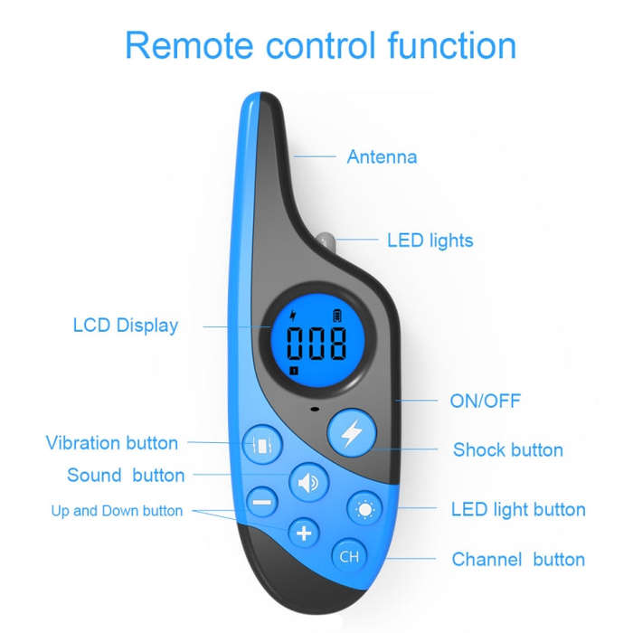 L-818 500M Training Device Rechargeable Remote Control Pet Bark Stopper