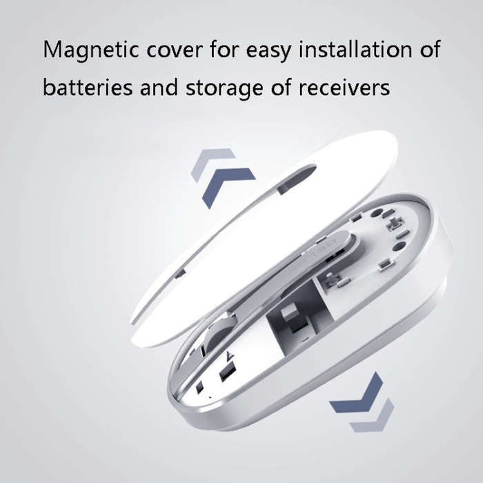 DELUX M326 4 Keys Wireless Silent Mouse Portable Laptop Mouse