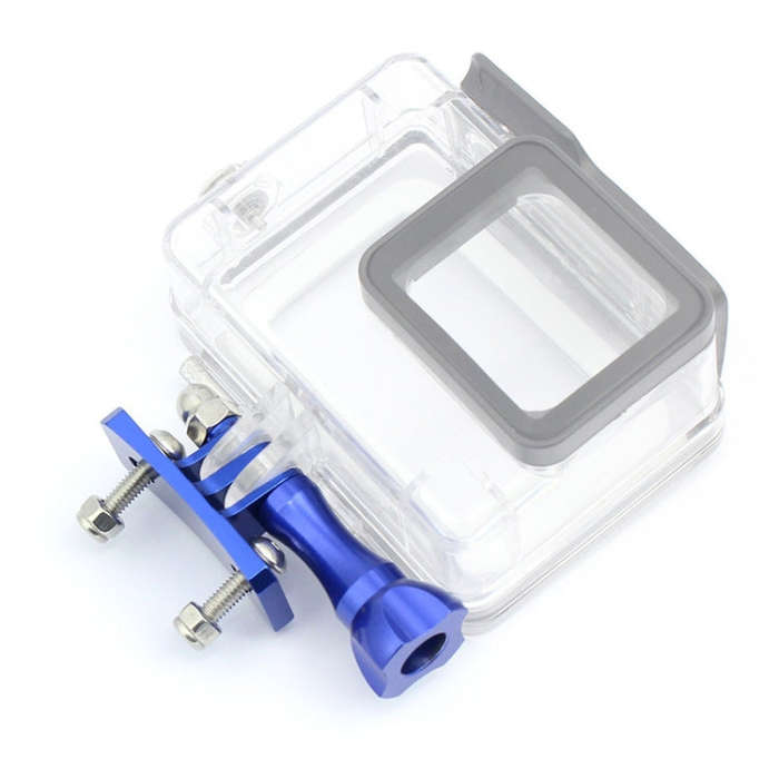 Aluminum Alloy Tripod Head Helmet Fixed Adapter Mount for GoPro Hero11 Black / HERO10 Black /9 Bl...