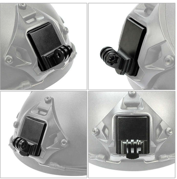 Classic Version Helmet Base Adapter Fixed Mount Hunting CS NVG Bracket for GoPro Hero11 Black / H...