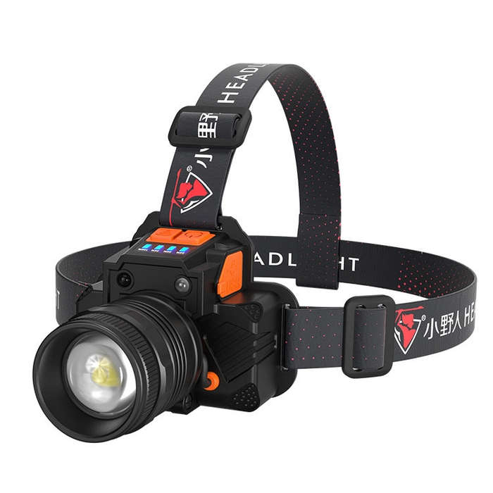 SASQUATCH T50 USB Charging Smart Sensor Head-Mounted Fishing Light Zoom Headlight Outdoor Miners ...