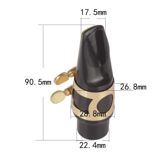 Saxophone Mouthpiece + Hat Clip Wind Instrument Accessories, Specification: Alto