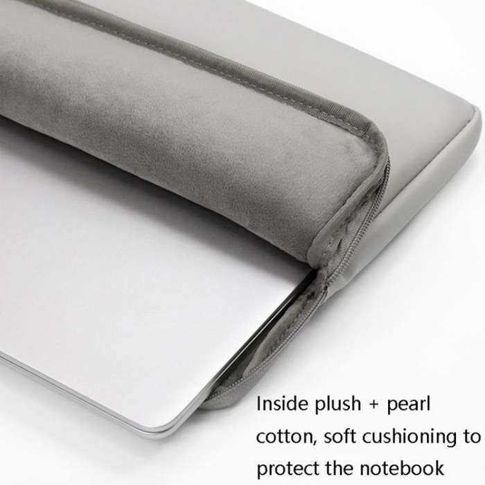 Baona BN-Q004 PU Leather Laptop Bag, Colour: Double-layer Gray, Size: 11/12 inch