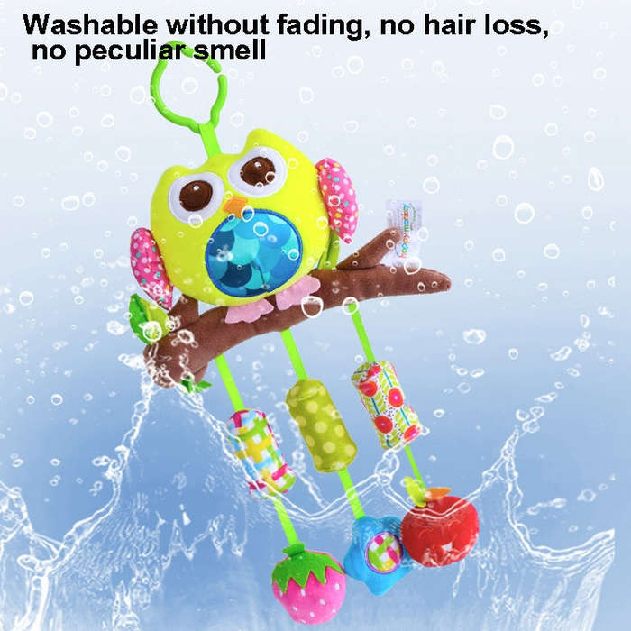 Cute Animal Wind Chimes Baby Toy 0-1 Year Old Bed Hanging Grip Baby Bed Bell(Goldfish)