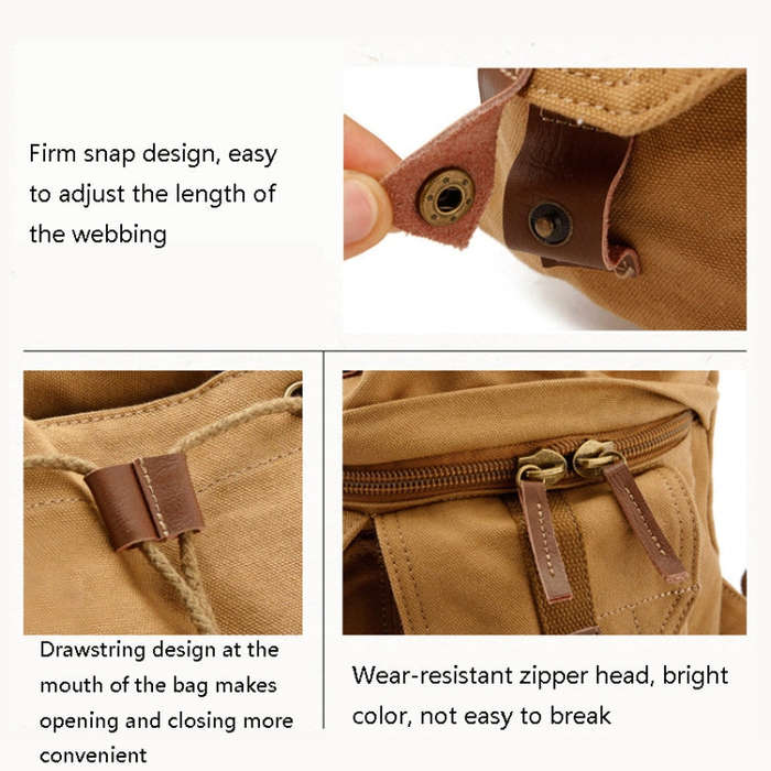 FB-1235-32 SLR Camera Canvas Bag Casual Shoulder Digital Bag(Green)