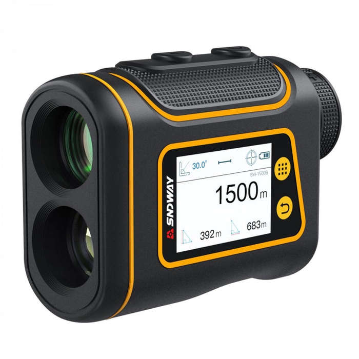 SNDWAY Rangefinder Instrument Outdoor Telescope Golf Measuring Instrument, Model: SW1500B 1500m