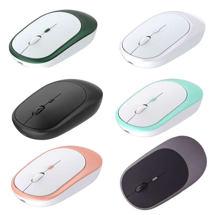 M030 4 Keys 1600DPI Laptop Office Mute Mouse, Style: Wireless (White)