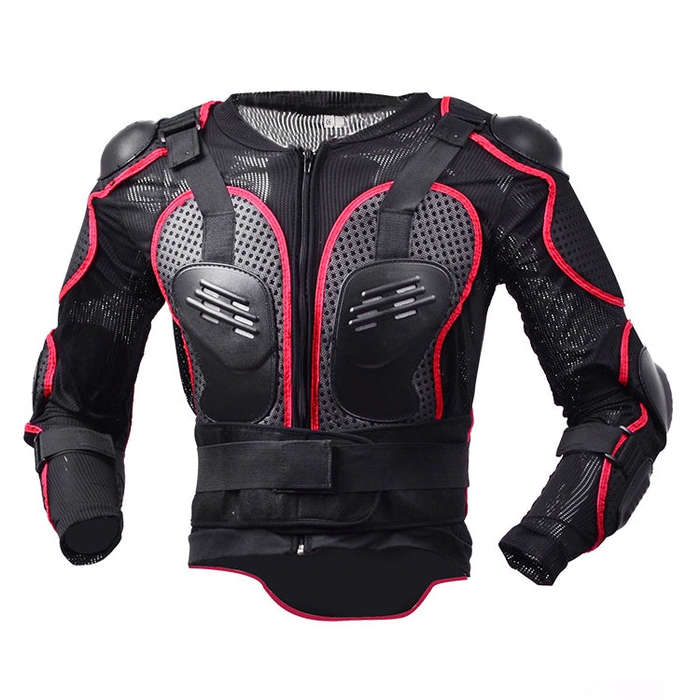 GHOST RACING F060 Motorcycle Armor Suit Riding Protective Gear Chest Protector Elbow Pad Fall Pro...