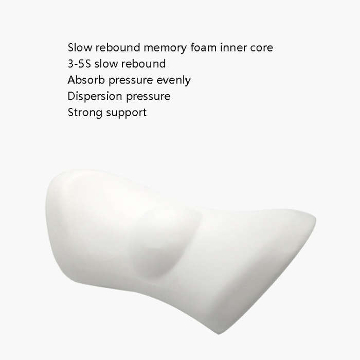 Car Supplies Lumbar Support Memory Foam Car Backrest Lumbar Cushion Seat Cushion Lumbar Pillow, C...