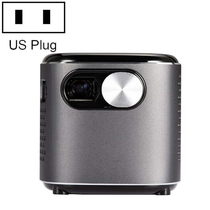 D048B 2.4G/5G WiFi Mini Smart Touch Bluetooth Projector Portable HD Phone Projector(US Plug)
