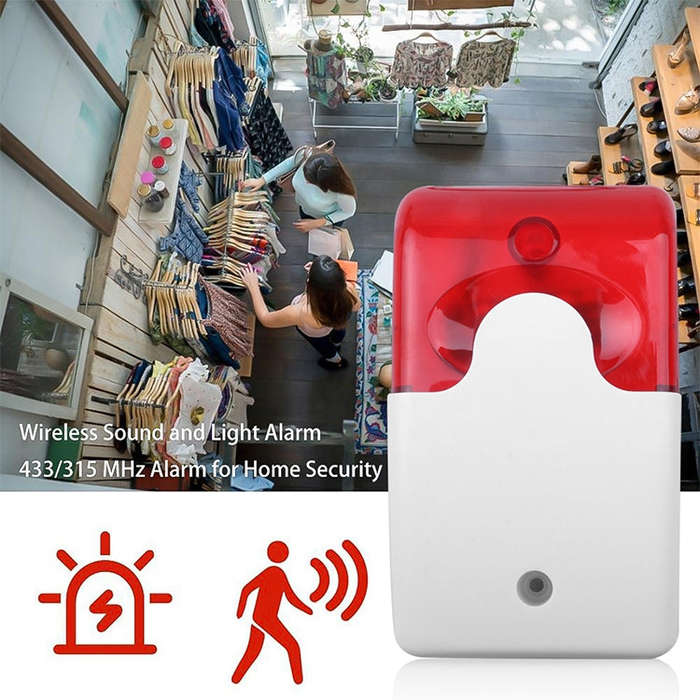 LY-103 Sound And Light Alarm Emergency Call For Help Connection Type Alarm, Specification: 12V (B...