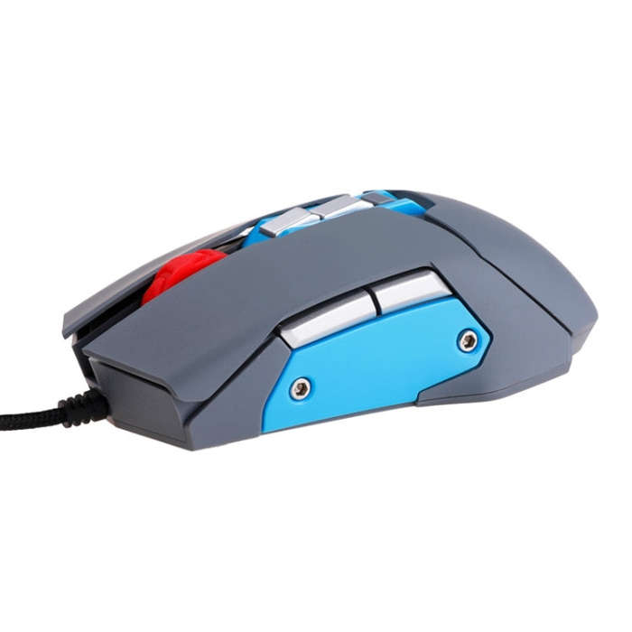 MOS9T 9 Keys 1600DPI Custom Mouse Built-in U Disk + Temperature Humidity Sensor, Cable Length: 2m