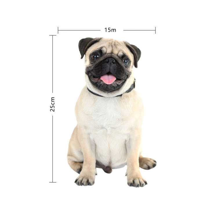 Style 5 Small 3D Simulation Dog Car Stickers Rain-Proof Sunscreen Car Sticker Scratch Shaving Dec...