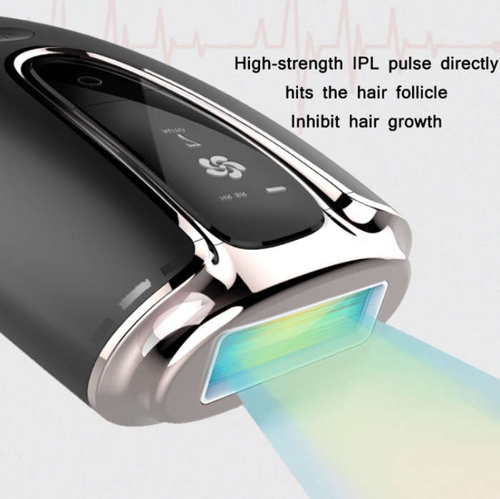 Ladies Laser Hair Removal Device Home IPL Photon Electric Skin Rejuvenation Device, Shape: AU Plu...