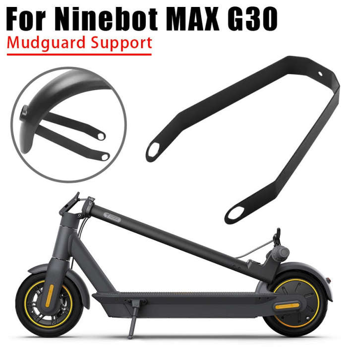 Electric Scooter Rear Mudguard Bracket For Ninebot MAX G30(Black)