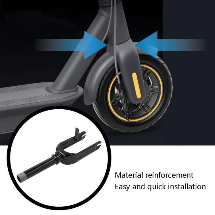 Scooter Accessories Front Wheel Front Fork Component For Ninebot MAX G30(Black)