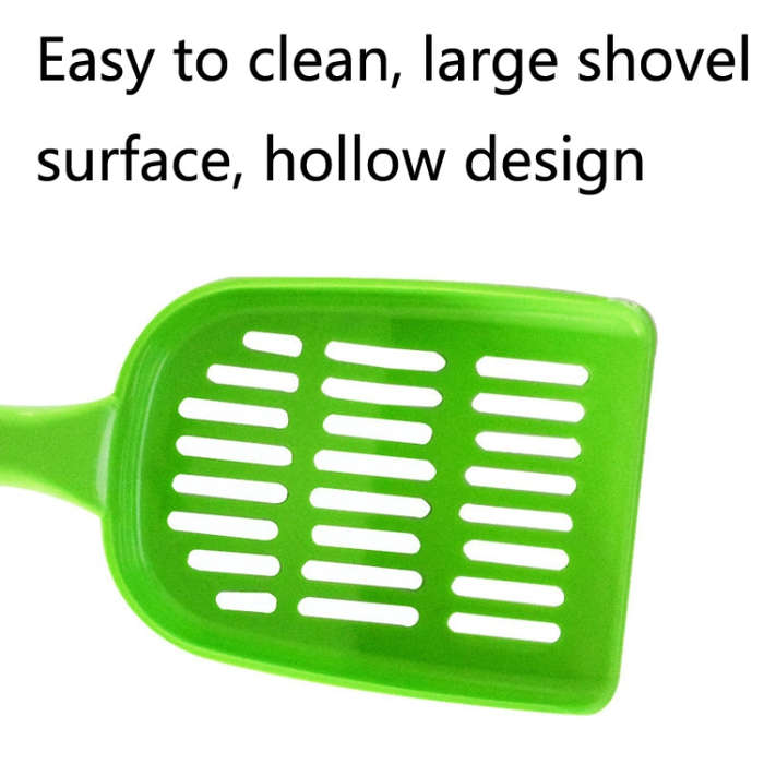 93817 Pet Cleaning Supplies Grid Cat Litter Scoop Color Random Delivery