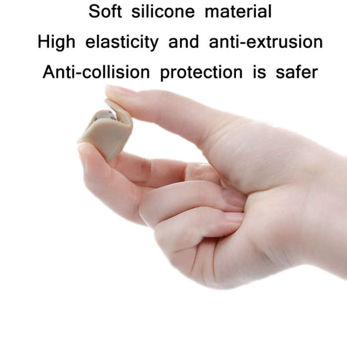 5 PCS Children Silicone Table Anti-Collision Protection Corners Guard(Claw Face White)