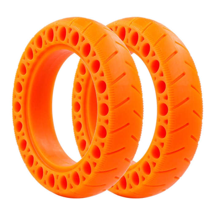 9.5 inch Electric Scooter Shock-Absorbing Honeycomb Solid Tires For Xiaomi Mijia M365(Black)