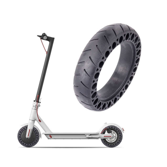 9.5 inch Electric Scooter Shock-Absorbing Honeycomb Solid Tires For Xiaomi Mijia M365(Orange)