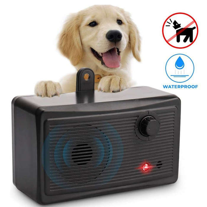CSB-16 Outdoor Ultrasonic Bark Stopper Training Device(Black)
