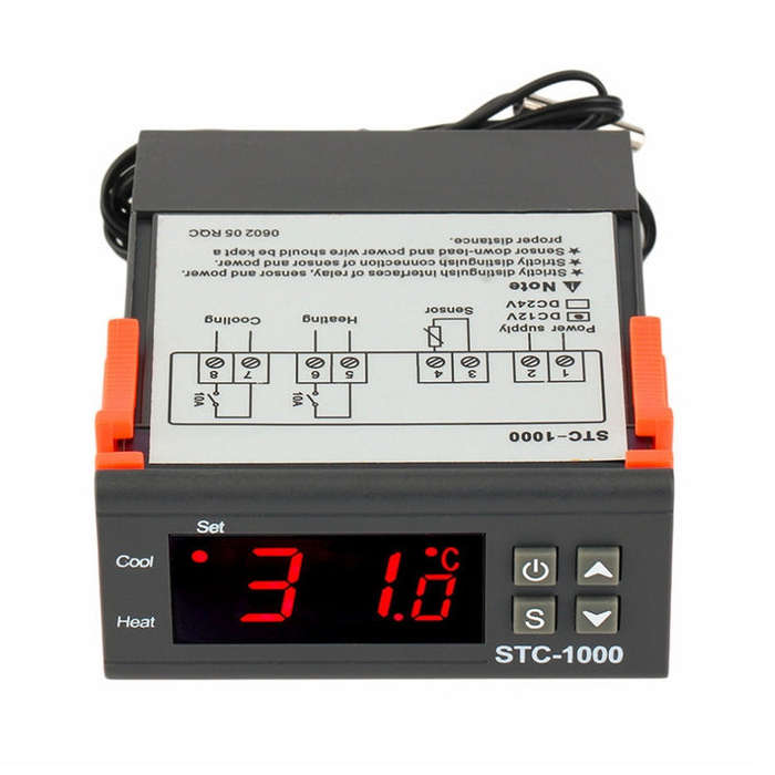 STC-1000 Aquarium Incubation Seafood Machine Electronics Number Microcomputer Temperature Control...