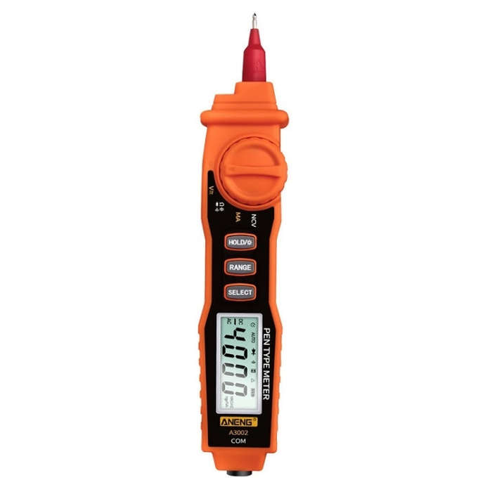 ANENG A3002 Multi-Function Pen-Type High-Precision Smart Multimeter(Orange)