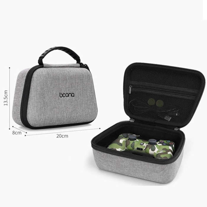 Baona EVA Hard Shell Gamepad Storage Bag For PS5 / PS4 / Xbox / Switch Pro, Style: Single-layer B...