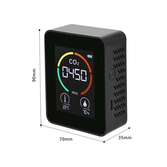 XY-T01 Temperature Humidity Display CO2 Meter Carbon Dioxide Air Quality Detector(Semiconductor W...