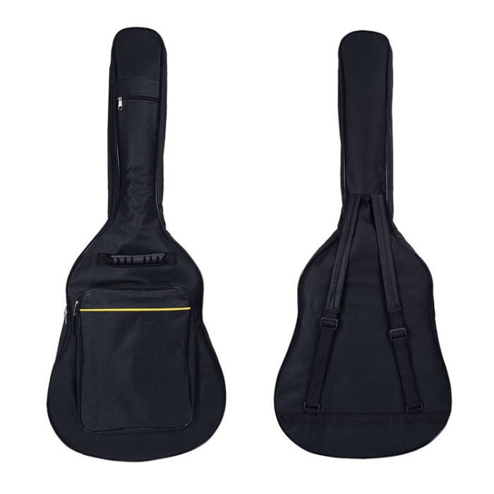40/41 inch Guitar Oxford Cloth Cotton Padded Backpack(Black)