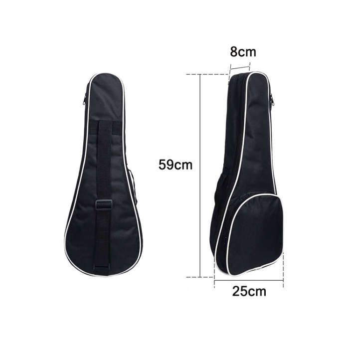 Cotton Padded Oxford Cloth Backpack, Spec: For 23 inch Ukulele
