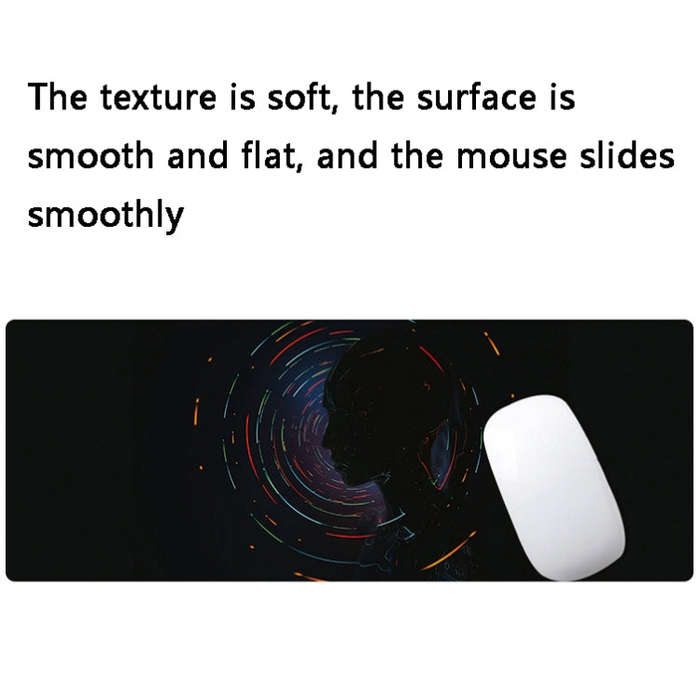 Hand-Painted Fantasy Pattern Mouse Pad, Size: 400 x 900 x 2mm Seaming(4 Tree Scenery)